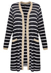 Cardigan lurex trim MARITIME - blue - #4