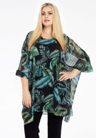 Tunic square TROPICOOL - black  - #1