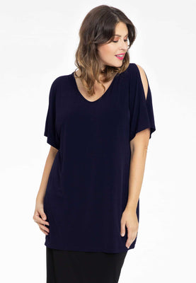 Shirt cold shoulder DOLCE - blue - #1