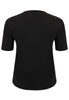 T-Shirt relax 'a women's heart' - black - #5