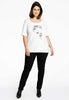 T-Shirt relax 'female figure' - white  - #2