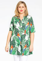 Tunic grandad collar PARROT - ecru - #1