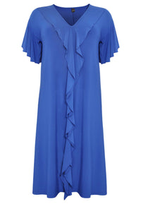 Dress frilled DOLCE - indigo - #4