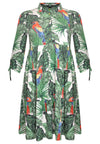 Dress ruffled PARROT - ecru - #4