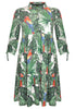 Dress ruffled PARROT - ecru - #4