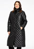 Quilted coat - black 