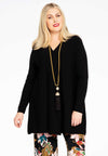 Pullover a-line pleat - Schwarz