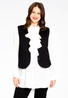 Blouse with ruffles - white - #1