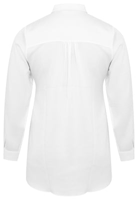 Blouse with ruffles - white  - #4