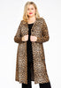 Long blazer LEOPARD - brown