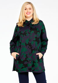Blouse-cardigan CAMOUFLAGE - green - #1