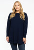 Tunic flare boat neck BUBLÉ - blue