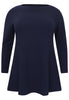 Tunic flare boat neck BUBLÉ - blue - #2