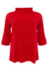 Shirt A-line turtle neck DOLCE - red  - #2