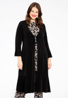 Cardigan with frill DOLCE - black 