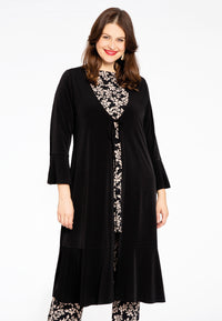 Cardigan with frill DOLCE - black - #1