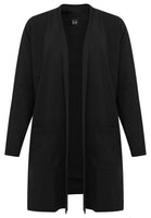 Cardigan with pockets - black - #4