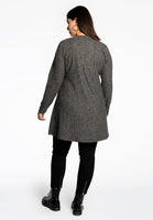 Cardigan with buttons RIB - grey  - #3