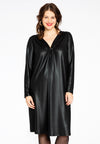 Dress pleated SHINE - black 