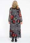 Dress bow neck PAINTED - black - #3