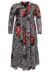 Dress bow neck PAINTED - black - #4
