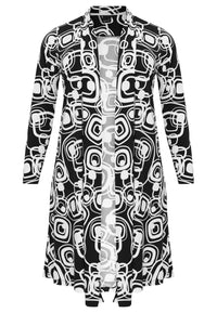 Cardigan pleated BAUHAUS - black - #4