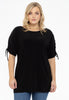 Tunic shoulder strings DOLCE - black 