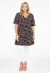 Tunic wide bottom buttoned RUBY - black - #2