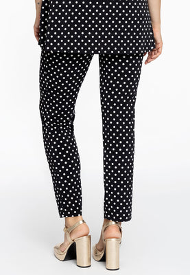 Pencil trousers POLKADOT - black  - #3