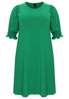 Dress puff sleeve DOLCE - green - #4