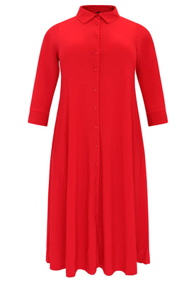 Dress-blouse long DOLCE - red  - #4