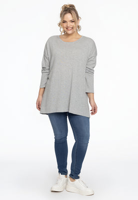 Pull square cashmere - light grey - #2