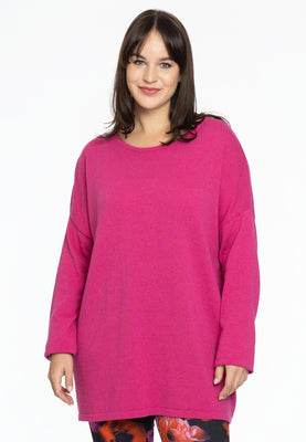 Pull square cashmere - pink - #1