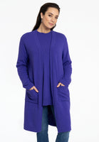 Cardigan long Woolmix - purple - #1