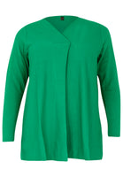 Pullover V-neck - green  - #2