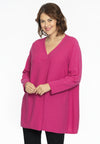 Pullover mit v-ausschnitt - rosa