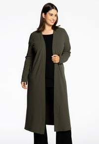 Lang vest DIAGONAL - green - #1