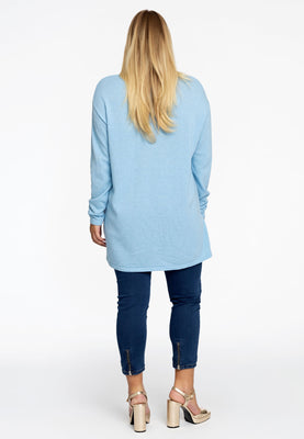 Pull v-neck cashmere - light blue - #3