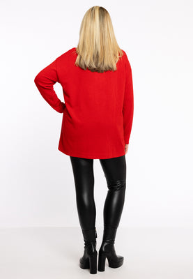 Pull v-neck cashmere - light red - #3