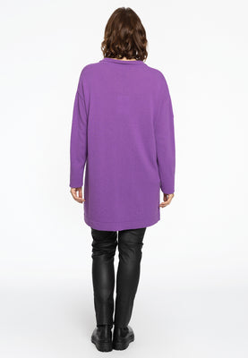 Pullover polo collar - purple  - #3