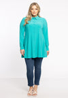 Blouse A-line DOLCE - turquoise