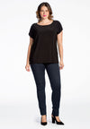 Shirt sleeveless wide dolce - Schwarz