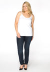 Singlet spaghetti straps DOLCE - white 