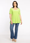 Tunic flare DOLCE - bright green