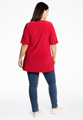 Tunic flare DOLCE - red  - #3