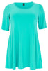 Tunic wide bottom DOLCE - turquoise - #4