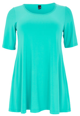 Tunic wide bottom DOLCE - turquoise - #4