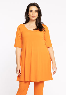 Tunic wide bottom DOLCE - orange  - #1