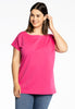 T-shirt cap sleeves COTTON - pink