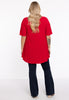 Tunic Swing short sleeve DOLCE - red  - #3